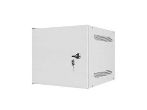 LANBERG SZAFA WISZĄCA RACK 10 4U 280X310 SZARA, DRZWI METALOWE (FLAT PACK) WF10-2304-00S