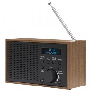Kompaktowe radio Denver DAB-46 szare