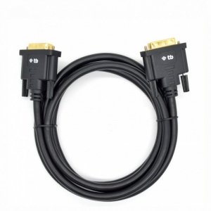 TB Kabel DVI M-M 24+1 1.8 m. czarny, pozłacany