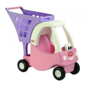 Little Tikes Różowy wózek z koszem na zakupy