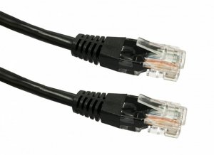 TB Kabel Patchcord miedziany kat. 5e RJ45 UTP 1m czarny