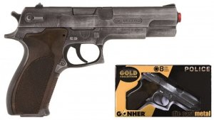 Pulio Pistolet policyjny metalowy GONHER 45/1