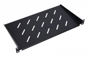 Extralink Półka rack 1U do szaf wiszących czarna 25 cm