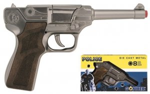 Pulio Pistolet policyjny GONHER 124/0 metalowy