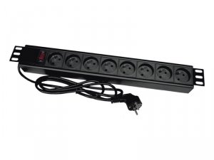 ALANTEC Listwa zasilająca 19 8xCEE 7/5 wtyk CEE 7/7