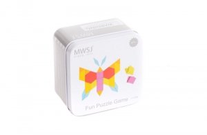 iWood Gra układanka Motyl tangram w puszce