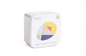 iWood Gra układanka Jajko tangram w puszce