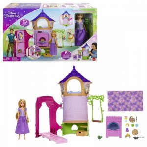Mattel Lalka Księżniczka Disneya Wieża Roszpunki Zestaw 