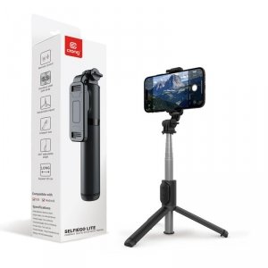 CRONG SelfieGo Kompaktowy selfie stick Bluetooth tripod (20-101cm)