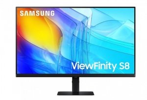 Samsung Monitor 32 cali ViewFinity S80D VA 3840x2160 UHD 16:9 1xHDMI 1xDP 3xUSB 3.0 5ms PinP/PbyP 60Hz HAS+PIVOT płaski 3YOn-Sit