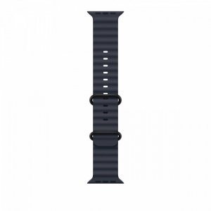 Apple Pasek Ocean w kolorze granatu do koperty 49 mm  elementy z tytanu w kolorze czarnym