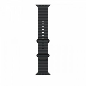 Apple Pasek Ocean w kolorze czarnym do koperty 49 mm - elementy z tytanu w kolorze czarnym