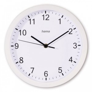 Hama Zegar ścienny Elba 25 cm Biały