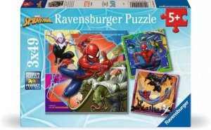 Ravensburger Polska Puzzle 3x49 elementów Spiderman