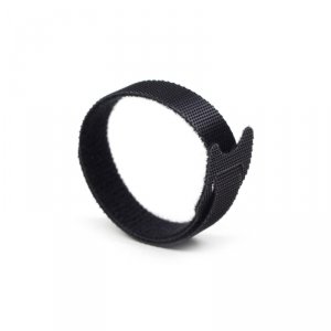 Opaski zaciskowe na rzep Gembird 210 mm x 12 mm czarne (100 szt.)