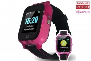 Smartwatch dla dzieci GoGPS K27 (r&oacute;żowy)