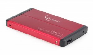 Obudowa zewnętrzna Gembird EE2-U3S-2-R na dysk 2.5 SATA HDD USB 3.0 (czerwona)