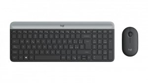 Zestaw bezprzewodowy Logitech MK470 Slim&amp;Silent grafitowy