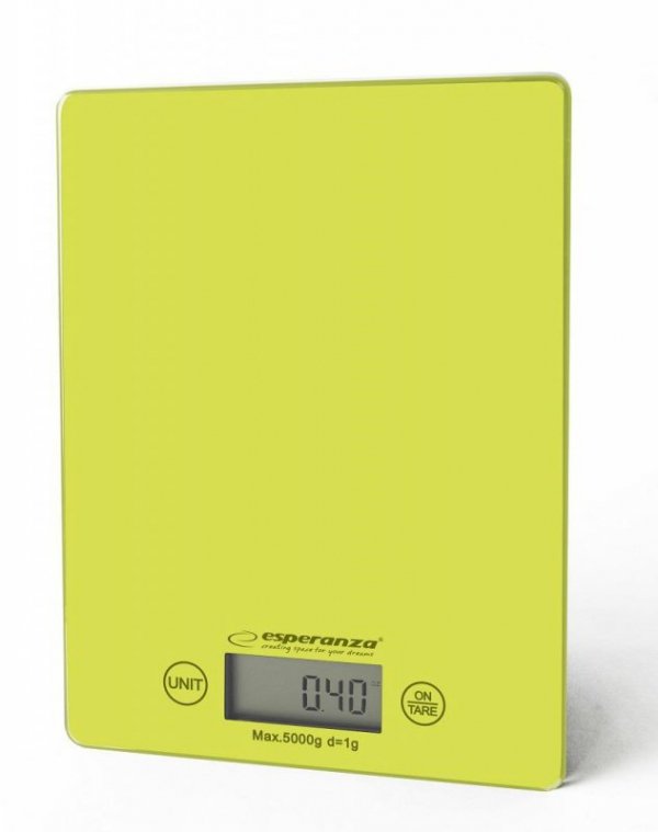 Waga kuchenna elektroniczna Esperanza &quot;Lemon&quot; zielona