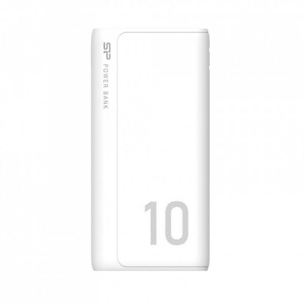 Powerbank Silicon Power GP15 10000mAh 1x USB-C, 2x USB-A, biały