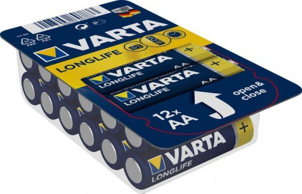 Baterie VARTA Longlife AA 1.5V 12szt