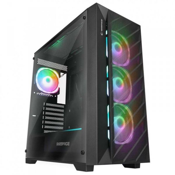 Obudowa Rampage PRIME Mesh 4x wentylator ARGB + hub E-ATX