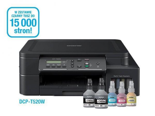 Urządzenie wielofunkcyjne Brother DCP-T520W 3 w 1 - USZ OPAK