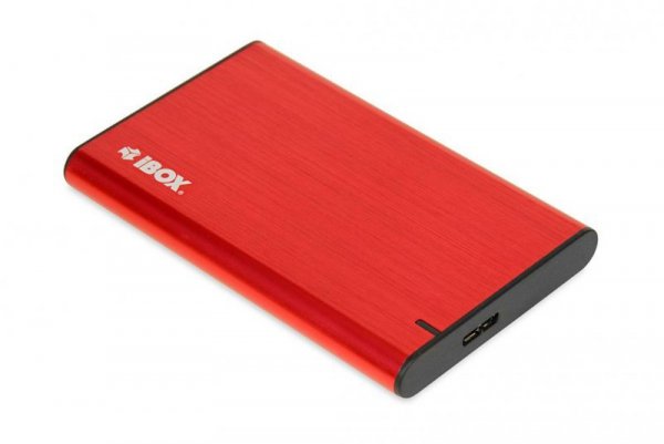 Obudowa na dysk iBOX HD-05 2.5&quot; USB 3.1 gen.1 Red
