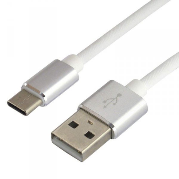 Kabel USB-C everActive CBS-1CW 1m biały
