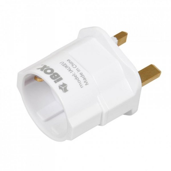 Adapter gniazda zasilania UK to EU iBOX IAUKEU