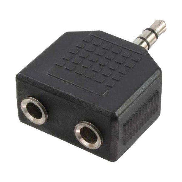 Adapter audio stereo LogiLink CA1002 3,5mm jack (M) &gt; 2x 3,5mm jack (F)