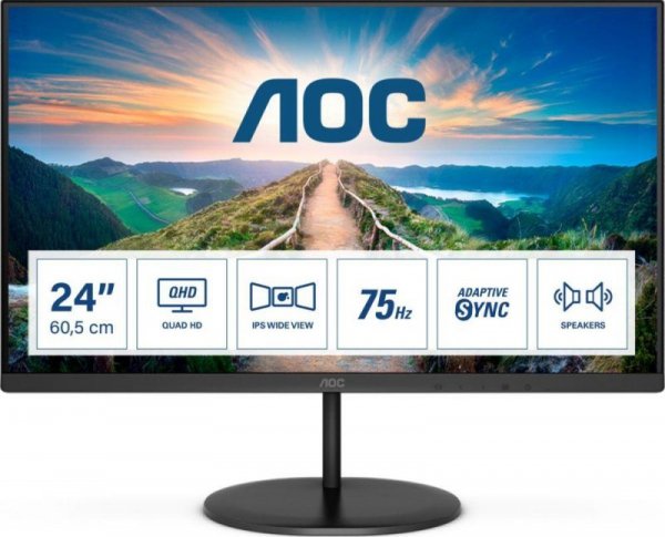 Monitor AOC 23,8&quot; Q24V4EA HDMI DP głośniki