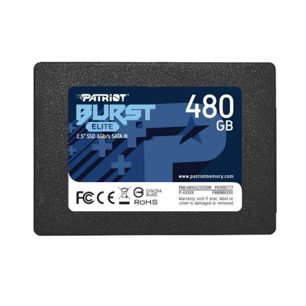 Dysk SSD Patriot Burst Elite 480GB SATA3 2,5&quot; (450/320 MB/s) 7mm