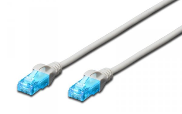 Patchcord DIGITUS UTP kat. 5e 2m PVC biały