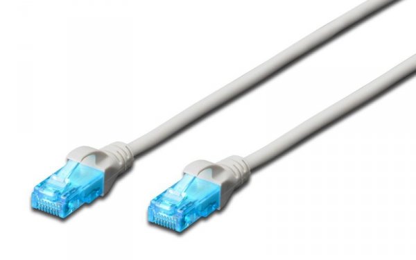 Patchcord DIGITUS UTP kat. 5e 25m PVC biały