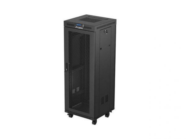 Szafa instalacyjna Rack Lanberg stojąca 19&quot; 32U 600x600 czarna (flat pack)