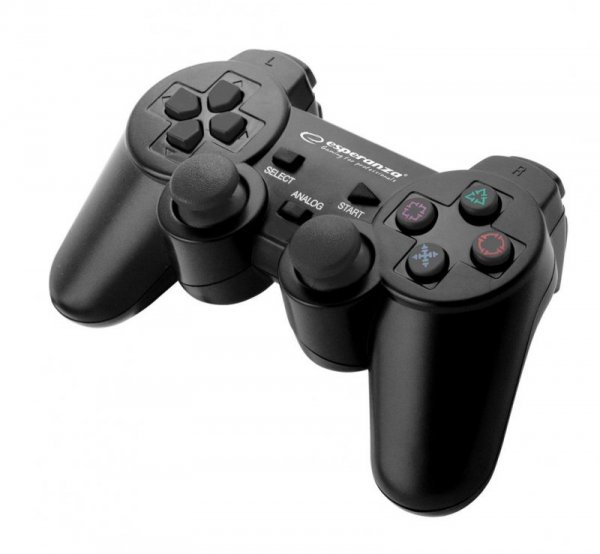 Gamepad PS3/PC USB Esperanza &quot;Trooper&quot; czarny - USZ OPAK