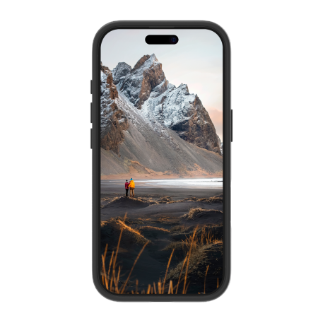 dbramante1928 Iceland Ultra D3O MS Kick - obudowa ochronna z podstawką do iPhone 16 Pro kompatybilna z MagSafe (black)