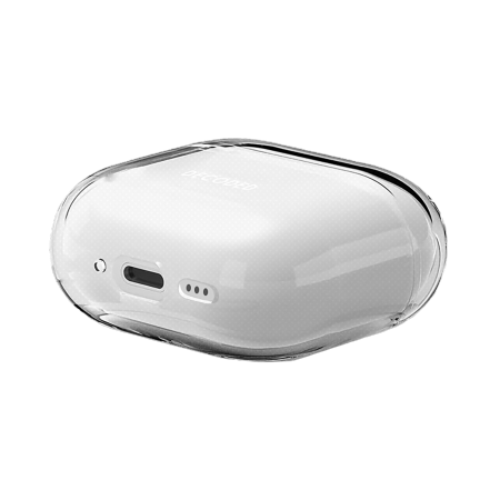 Decoded Silicone Aircase - silikonowa obudowa ochronna do AirPods 4 gen. (transparent)