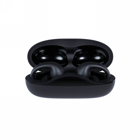 Happy Plugs Clip - bezprzewodowe otwarte słuchawki douszne (black)