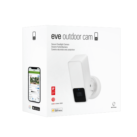 Eve Outdoor Cam - zewnętrzna kamera monitorująca z czujnikiem ruchu (white)