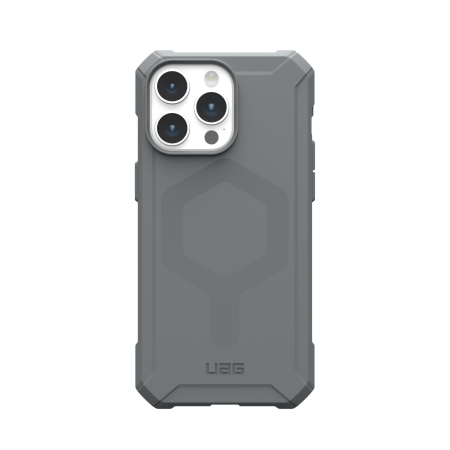 UAG Essential Armor Magsafe - obudowa ochronna do iPhone 15 Pro Max kompatybilna z MagSafe (silver)