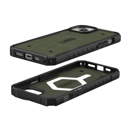 UAG Pathfinder Magsafe - obudowa ochronna do iPhone 15 Plus kompatybilna z MagSafe (olive)