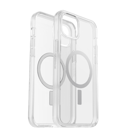 OtterBox Symmetry Clear Plus - obudowa ochronna do iPhone 15 Plus kompatybilna z MagSafe (clear)