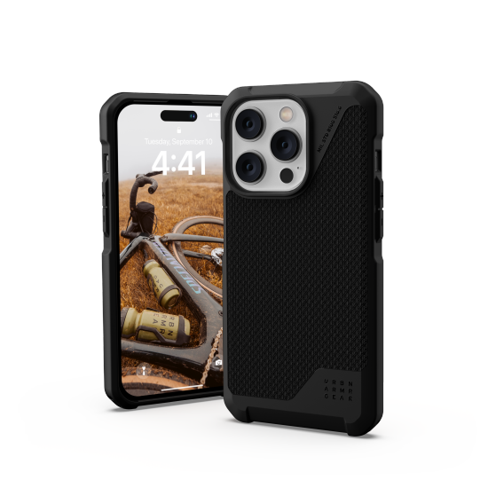 UAG Metropolis LT - obudowa ochronna do iPhone 14 Pro kompatybilna z MagSafe (kevlar-black)