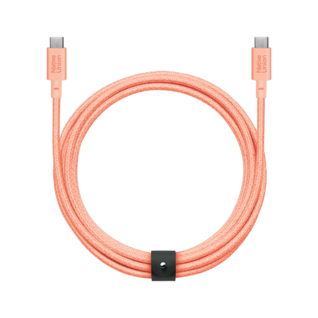 Native Union Belt Cable XL 100W - kabel USB-C - USB-C, 3 m (apricot)