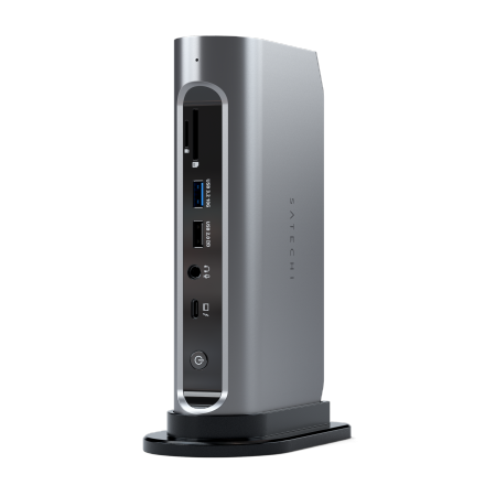 Satechi Thunderbolt 4 Multimedia Pro Dock - stacja dokująca (2x DisplayPort 1.4, 2x HDMI 2.1, 7x USB, 3,5mm jack, Ethernet 2.5 G