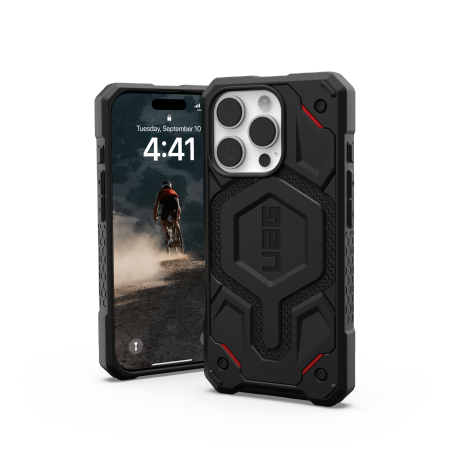 UAG Monarch Pro - obudowa ochronna do iPhone 16 Pro kompatybilna z MagSafe (kevlar black)