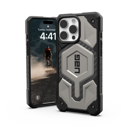 UAG Monarch Pro - obudowa ochronna do iPhone 16 Pro Max kompatybilna z MagSafe (titanium)