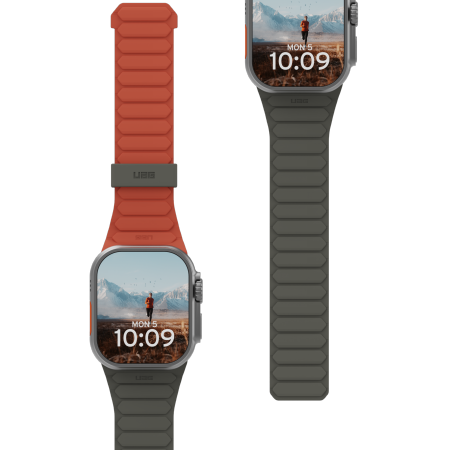 UAG Pathfinder - silikonowy dwustronny pasek magnetyczny do Apple Watch seria: 1-3, 42mm / series 4-6 & SE 1-2, 44mm / series 7-